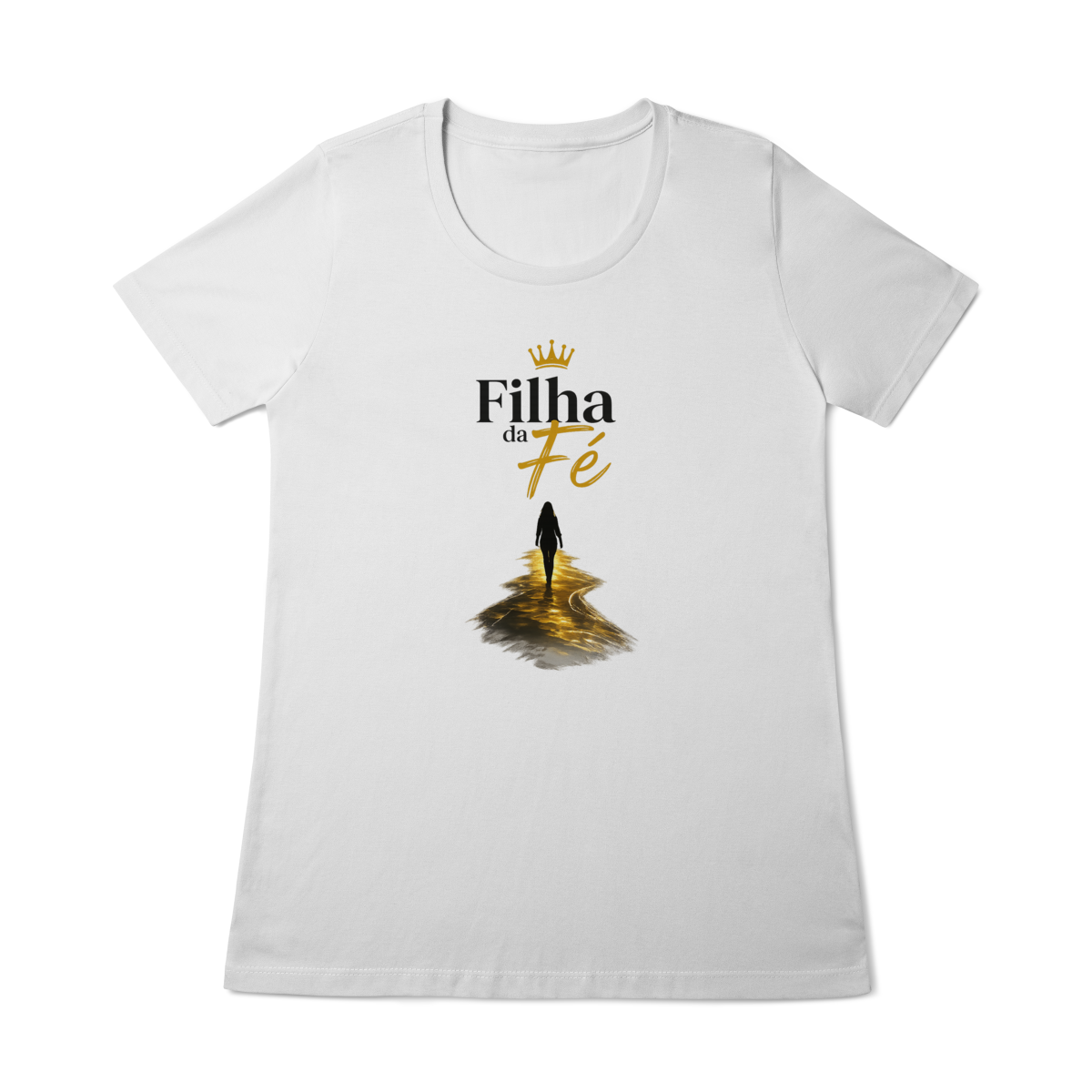 Camisa Filha Da Fé Feminina 100% Algodão