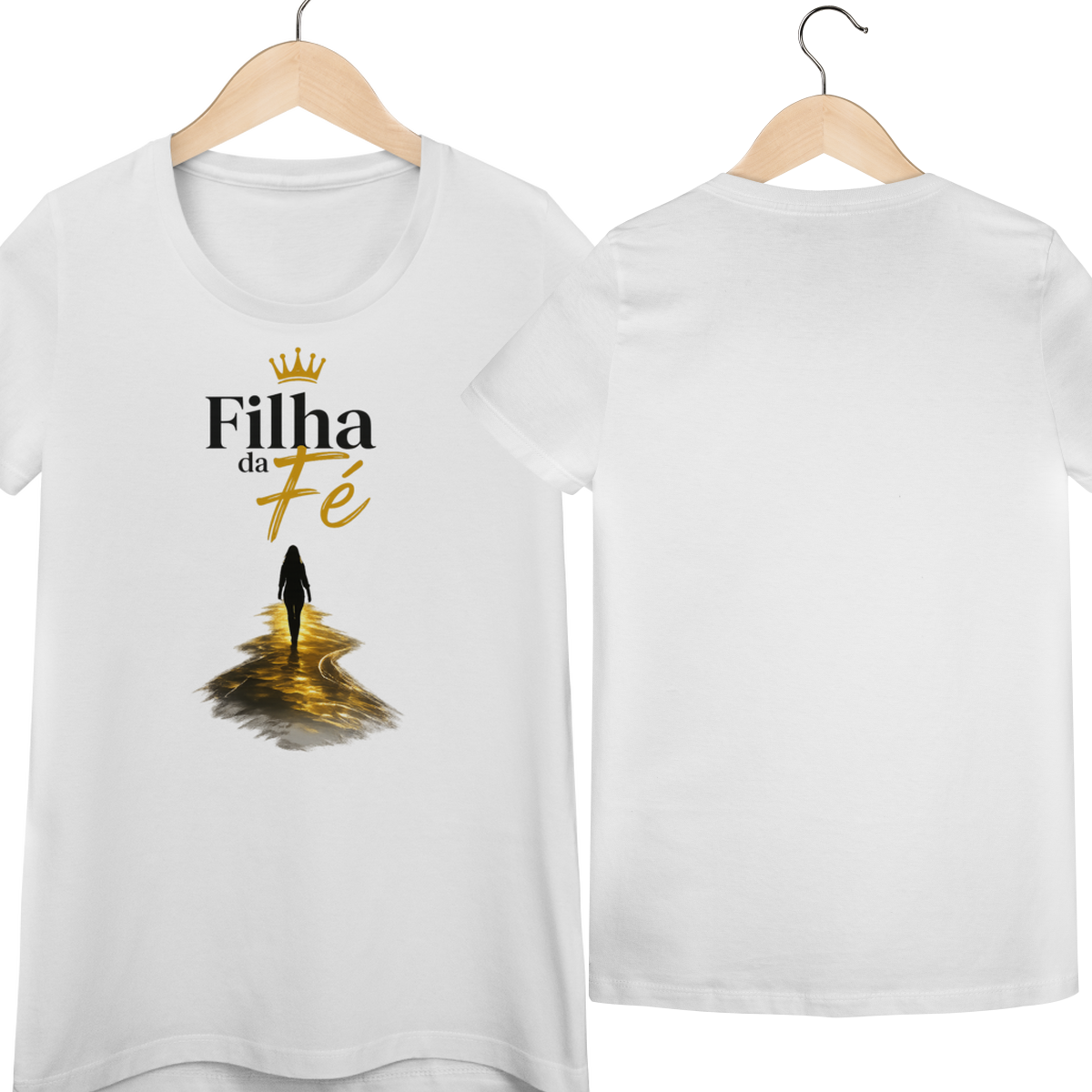 Camisa Filha Da Fé Feminina 100% Algodão