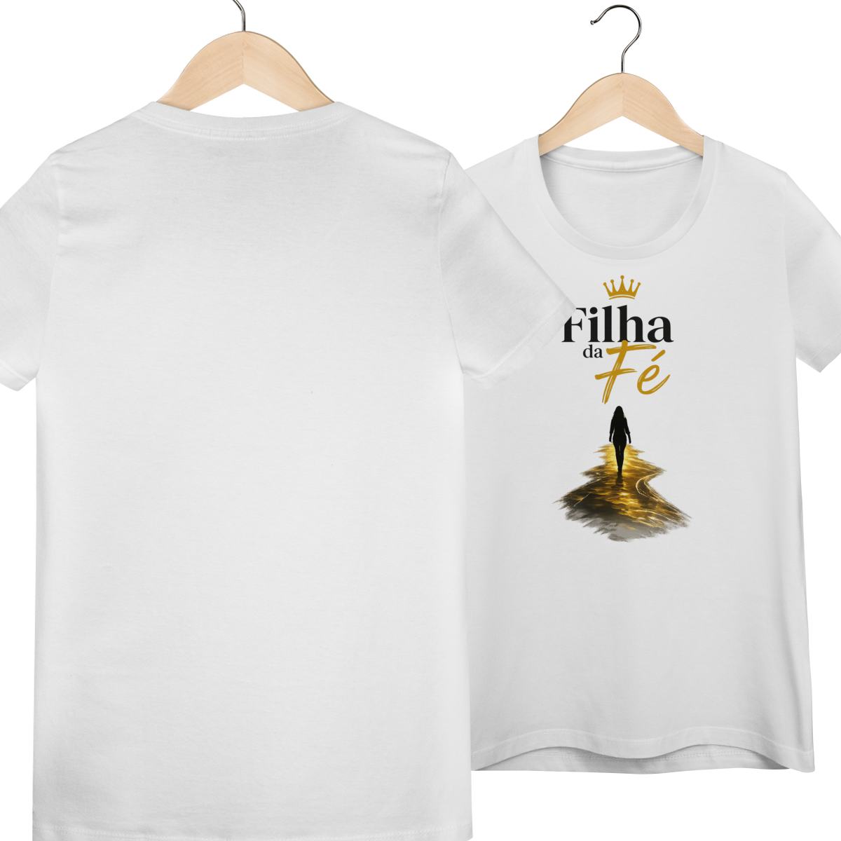 Camisa Filha Da Fé Feminina 100% Algodão
