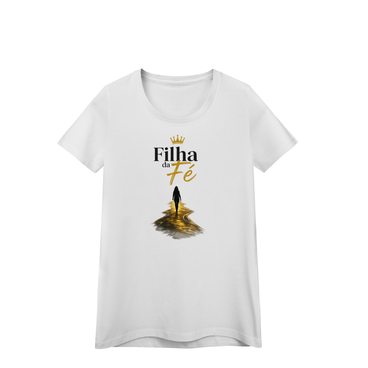 Camisa Filha Da Fé Feminina 100% Algodão