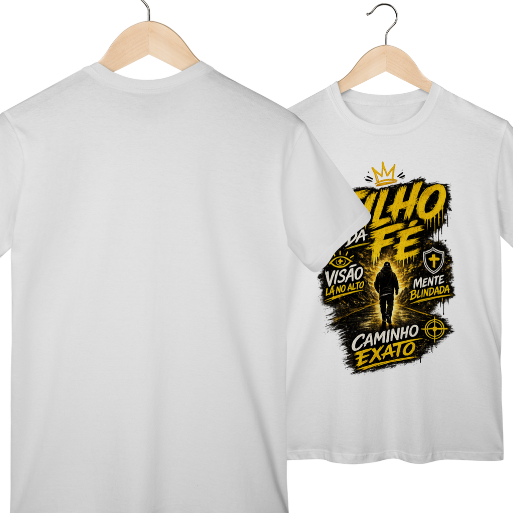 Camisa Filho da Fé Caminho Exato Unissex 100% Algodão