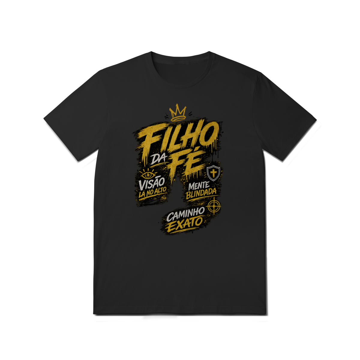 Camisa Filho da Fé Streetwear 100% Algodão