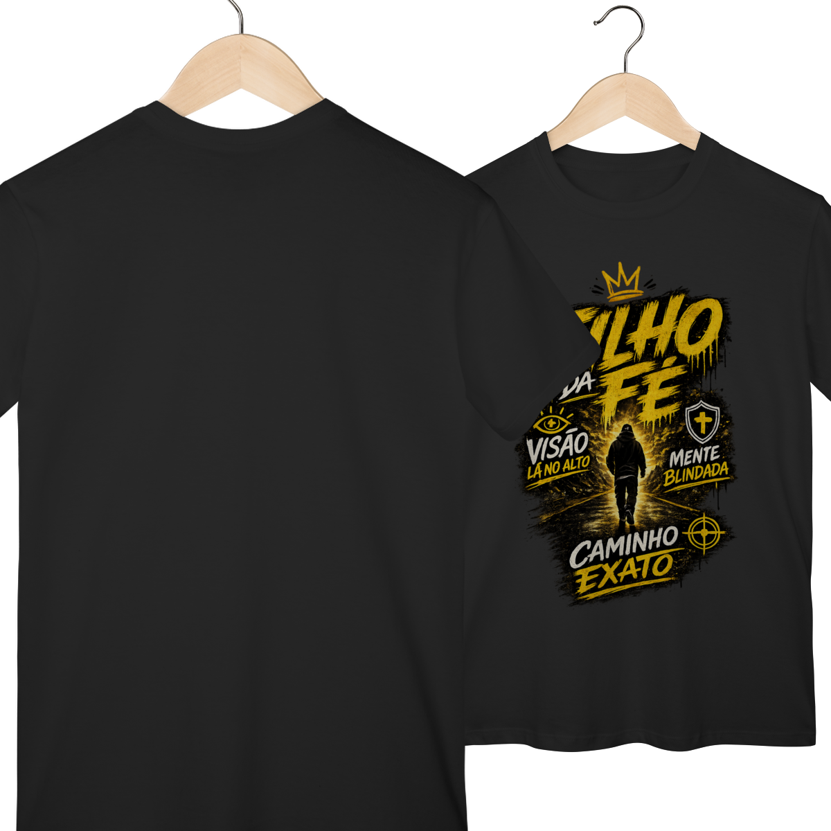 Camisa Filho da Fé Caminho Exato Unissex 100% Algodão